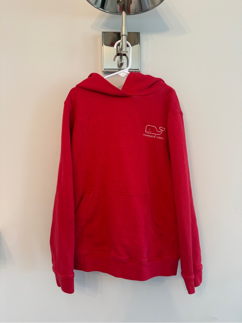 Vineyard Vines Bright Red Pullover Whale Hoodie
